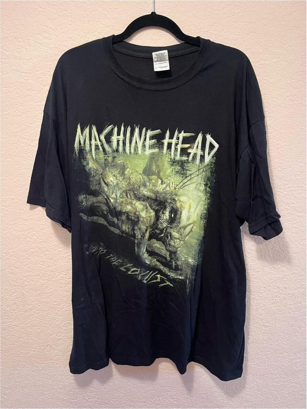 Machine Head “The Locust” Band T Shirt Black Heavy Metal Graphic Tee